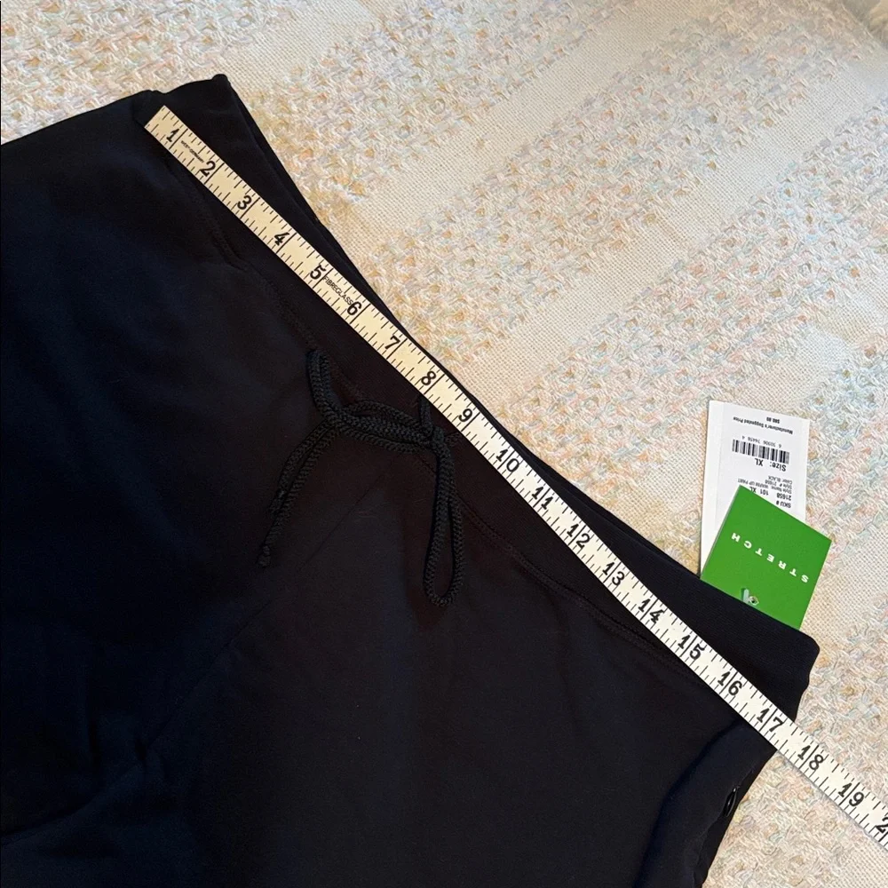 NWT Lilly Pulitzer black warm up casual pants sz XL sweats lounge - Picture 7 of 11